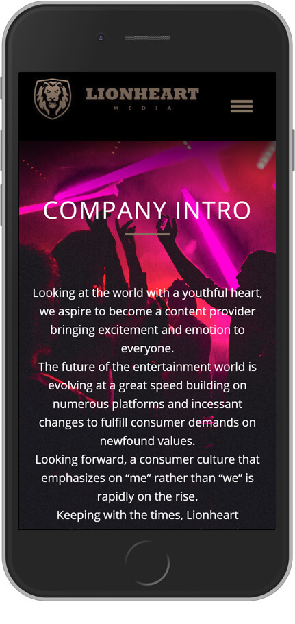 網頁設計精選作品/美食家的自學之路/形象網站/行動版畫面示意